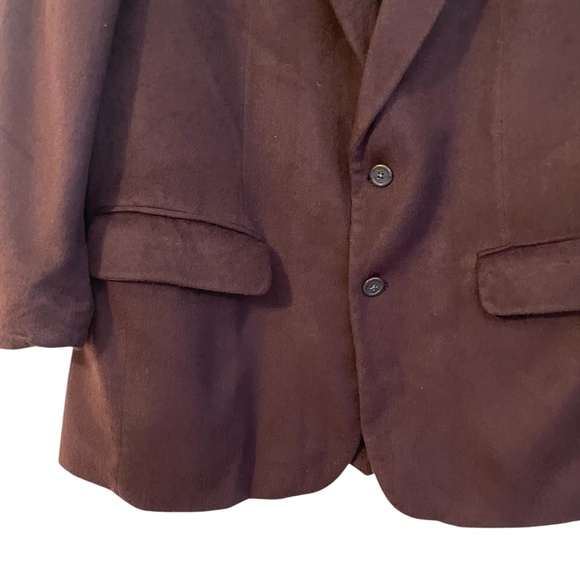Vintage Men's PBM Pincus Brothers Maxwell 100% Cashmere Burgundy Jacket Blazer - Picture 5 of 13